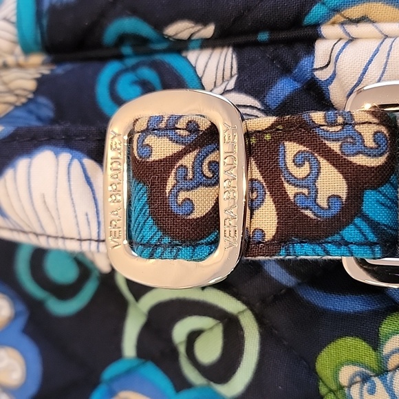 Vera Bradley Mod Floral Blue Backpack With Matching Wristlet Set. NWT
